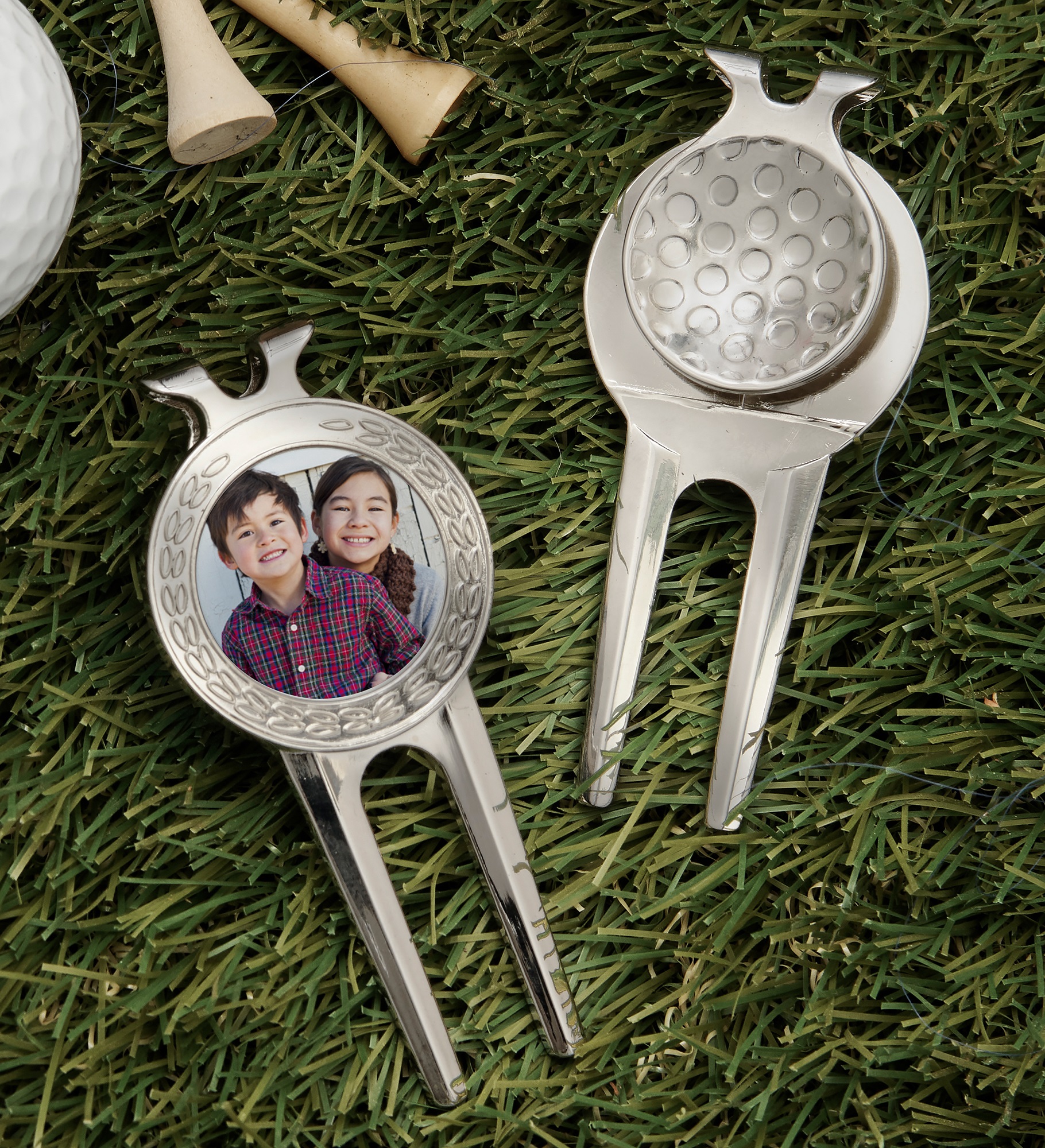 Personalized Photo Divot Tool, Ball Marker & Clip